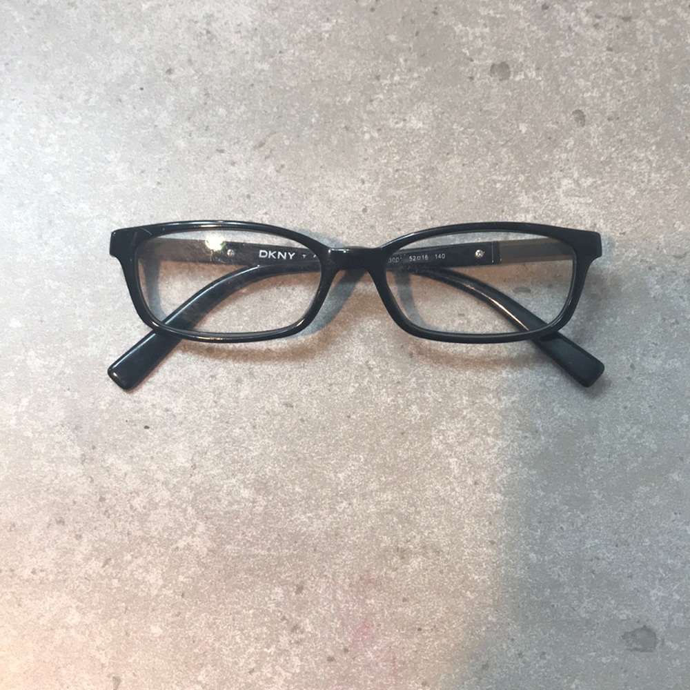 DKNY black framed glasses